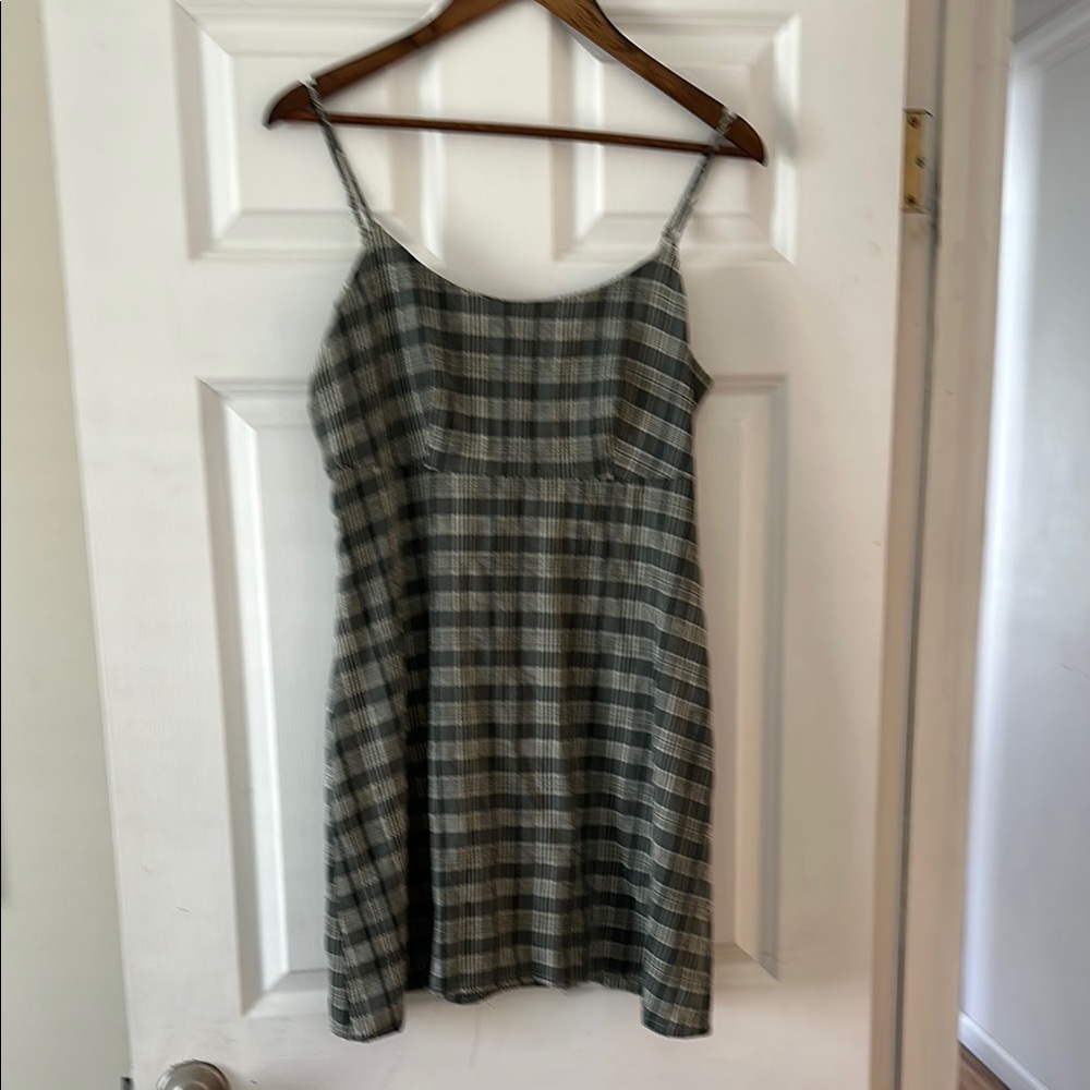 Plaid Sleeveless Dress
